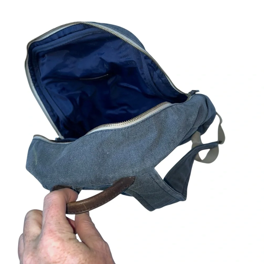 Everlane Classic Blue denim canvas Backpack